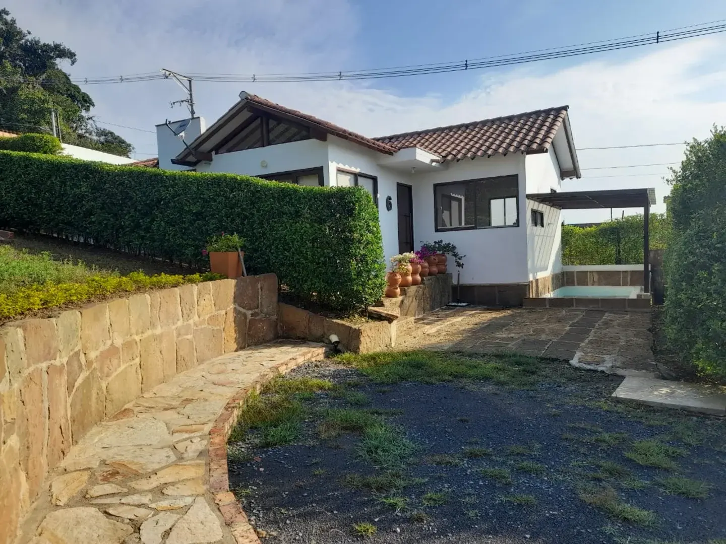 Casa 6 villa night view